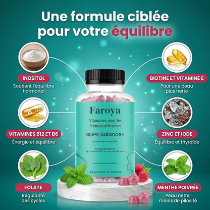 SOPK Balance+ Équilibre Hormonal, Cycles Réguliers et Peau Plus Nette