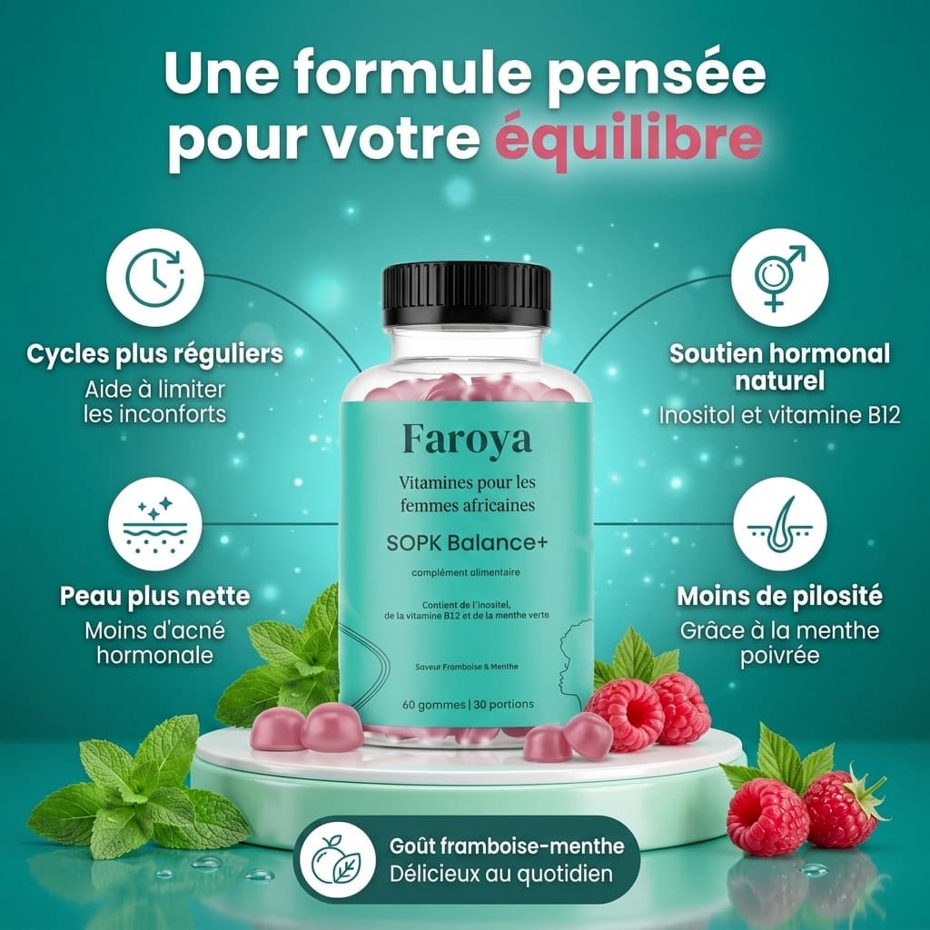 SOPK Balance+ Équilibre Hormonal, Cycles Réguliers et Peau Plus Nette
