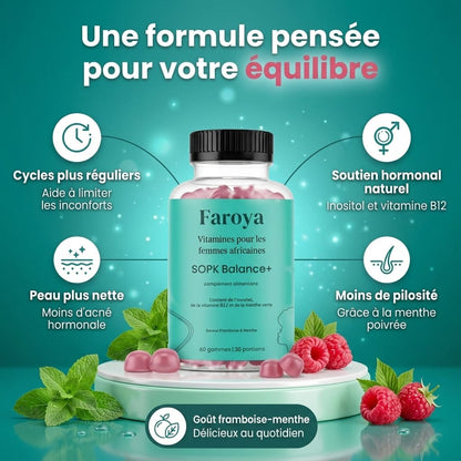 SOPK Balance+ Équilibre Hormonal, Cycles Réguliers et Peau Plus Nette