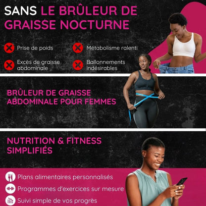 Brûleur de graisse nocturne - Supplément alimentaire