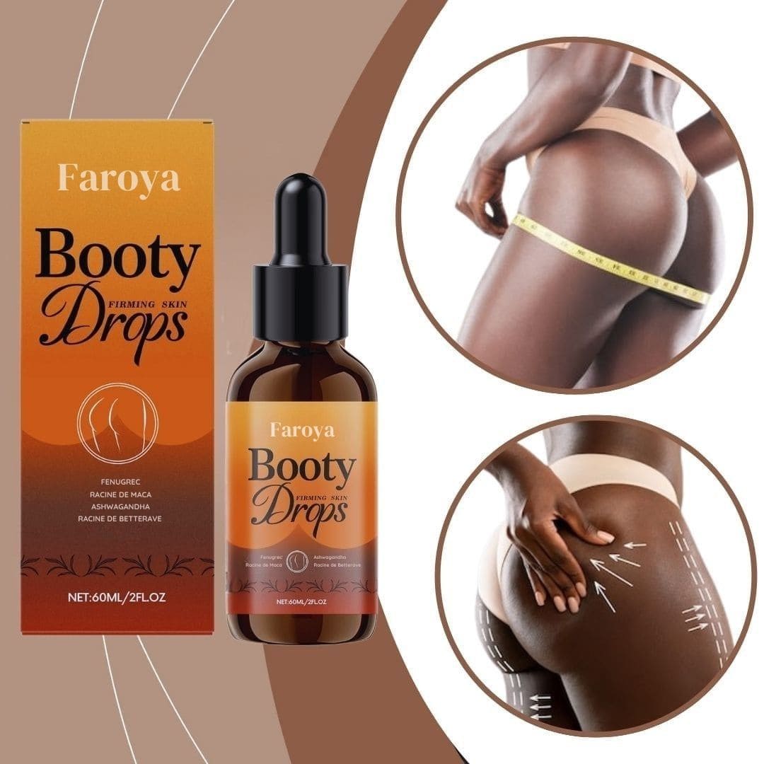 Booty Drops - Huile naturelle galbante pour fessiers
