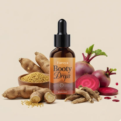 Booty Drops - Huile naturelle galbante pour fessiers