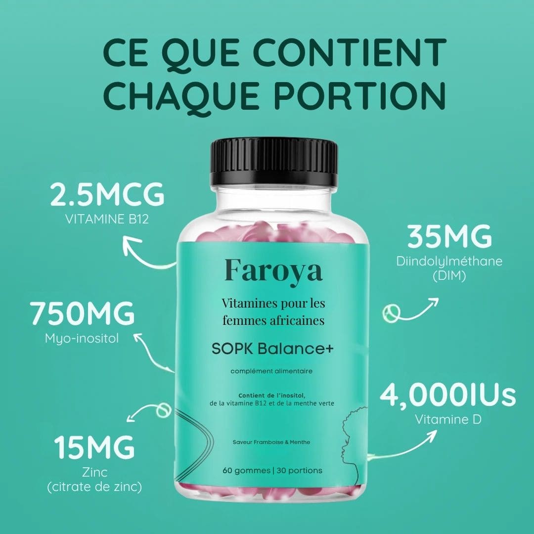 SOPK Balance+ Équilibre Hormonal, Cycles Réguliers et Peau Plus Nette
