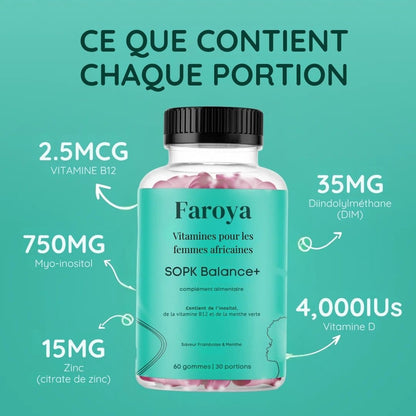 SOPK Balance+ Équilibre Hormonal, Cycles Réguliers et Peau Plus Nette