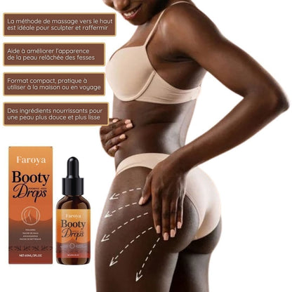 Booty Drops - Huile naturelle galbante pour fessiers